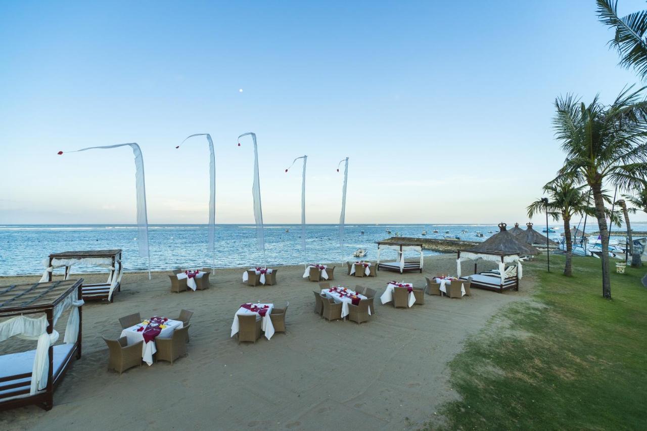 Grand Mirage Resort & Thalasso Bali Nusa Dua  Eksteriør bilde Beachfront at the hotel